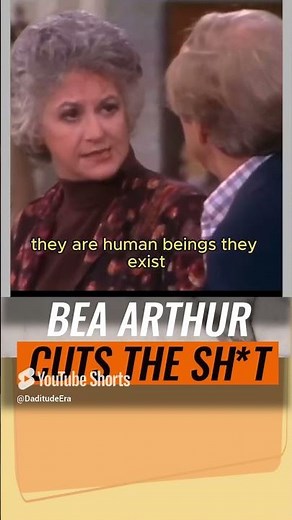 Funniest Bea Arthur Moment: Gay Rights and the 7 Dwarfs Explained! #Maude #allinthefamily #70stv