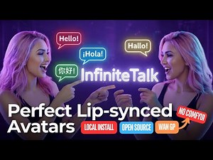 How To Install InfiniteTalk With WAN GP for PERFECT Lip-synced Avatars 👄🤖