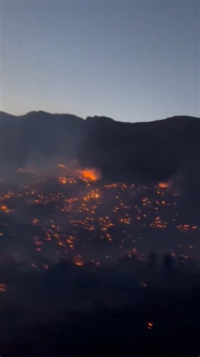 paysage Apocalyptique après le passage des incendies