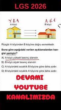 MEVSİMLER VE İKLİM 8. SINIF FEN BİLİMLERİ #lgs2026 #fenbilimleri #8sınıffen #lgs #
