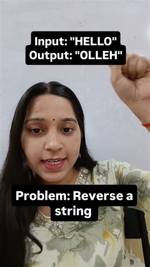 Komal Gupta on Instagram: "Reverse a String Brute Force vs Optimized Save this for revision Follow @codeseekhloo for more such content Keywords: data structures, algorithms, coding, tech, interviews, tech interviews, data structures and algorithms, google, Microsoft, Amazon, uber, software engineer, coding life, work life balance, code, java, learning, upskilling, career, job, opportunities,resume, two pointers, coding interviews, time complexity, programming, dsa, algorithm, array #coding #soft