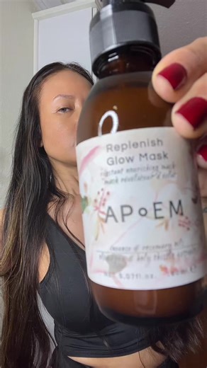 #Inverted APoEM Replenish Glow Mask | face masks skincare for instant plumping, deep hydration & firming | smoothing fine lines, brightening & antioxidant protection | Spanish skincare, 150ml