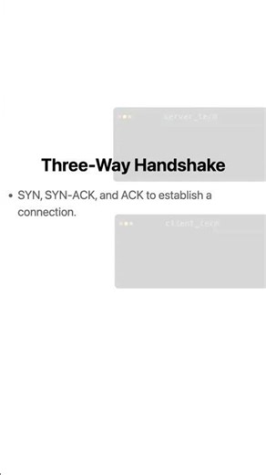 nc: the TCP 3-Way Handshake