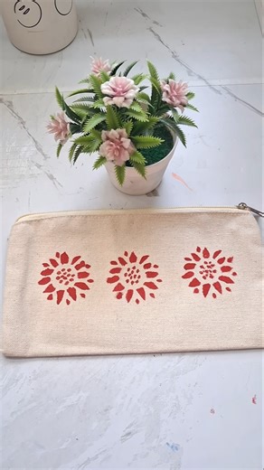 diy pouch painting ideas #art #drawing #painting #viral #short