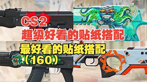 【CS2】4K贴纸组合呈现；不容错过的精选贴纸搭配大赏（160）_哔哩哔哩bilibili_反恐精英