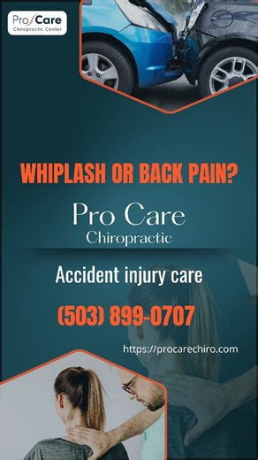 🚨 Been in a Car Accident? Take Action NOW for Your Health & Compensation! 🚗💥 Even if you feel fine, hidden injuries can show up later, leading to serious long-term pain. Don’t risk it – get checked today! At ProCare Chiropractic, we specialize in car accident injury recovery and are ready to help you at our clinics across Oregon: 📍 Portland: 10249 NE Clackamas St, Portland, OR 97220 📍 Keizer: 3785 River Rd N, Keizer, OR 97303 📍 Sherwood: 16771 SW 12th St, Ste E, Sherwood, OR 97140 Why Choo