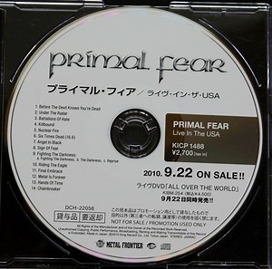 Primal Fear - Live In The USA