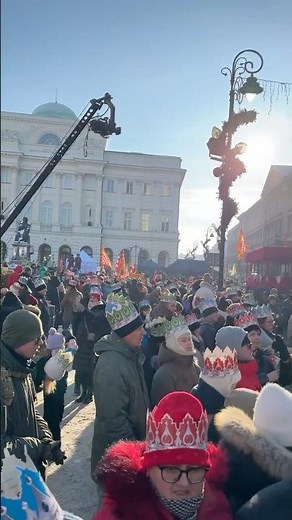 The Three Kings' Procession in Warsaw 2026 begins #procession #warsaw #processionthreekings