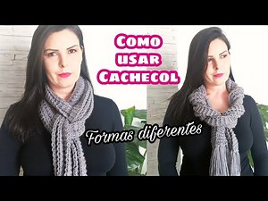 Como Usar Cachecol de Formas Diferentes | Ana Alves