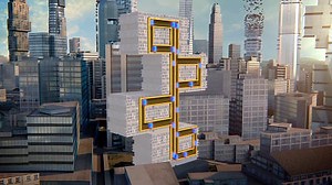 The elevator "MULTI" will be able to move in the horizontal direction as well as up and down will be released in 2016