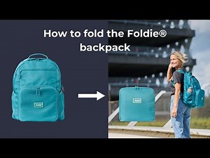 The Foldie® backpack | Folding instructions