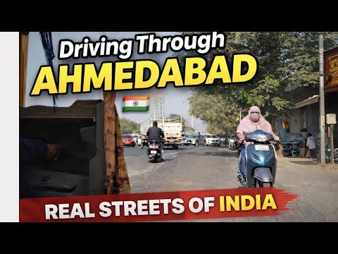 Driving Through Ahmedabad 🇮🇳 | Real Streets of India