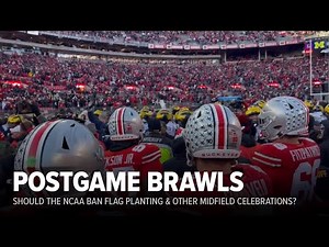 Should the NCAA ban flag planting, other midfield celebrations?
