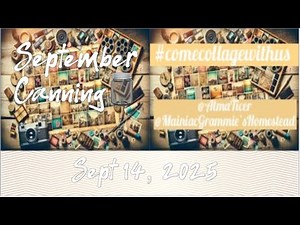 September collage is canning #comecollagewithus