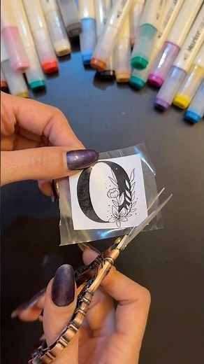 How to make transparent sticker at home 😍#diy#diysticker #art #stickerart