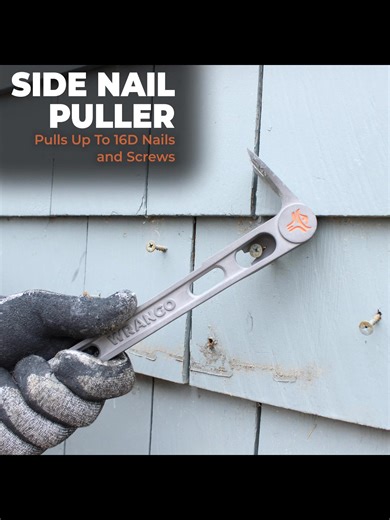 Check out our 9.5" titanium molding bar, click or copy the link below. Great for trim or siding removal. Side nail puller is clutch. https://wrangotools.com/product/titanium-molding-bar-9-5in/ | Wrango Tools