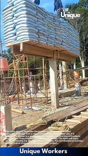 Sandbag operation: construction site activity sandbag removal