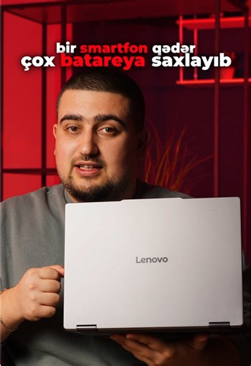✅️Lenovo Yoga 7 2-in-1, güclü performansla uzunömürlü batareyanı bir arada təqdim edən, həm Windows notbuk, həm də 360° qatlana bilən OLED sensor ekranlı planşetdir. 71 Wh batareyası Rapid Charge texnologiyası ilə cəmi 30 dəqiqəyə 50%-ə qədər dolur və optimallaşdırılmış enerji idarəetməsi sayəsində 14–16 saat fasiləsiz istifadə imkanı yaradır. Hərəkətdə olan peşəkarlar, tələbələr və yaradıcılar üçün sürətli şarj, yüksək mobilik və çevik istifadə təcrübəsi ilə ideal seçimdir. Tərəfdaşlıq