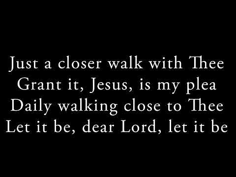 Just a closer Walk With Thee (Solo Acapella)