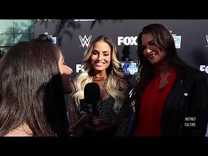 Trish Stratus & Lita Interview - WWE Smackdown 20th Anniversary Blue Carpet