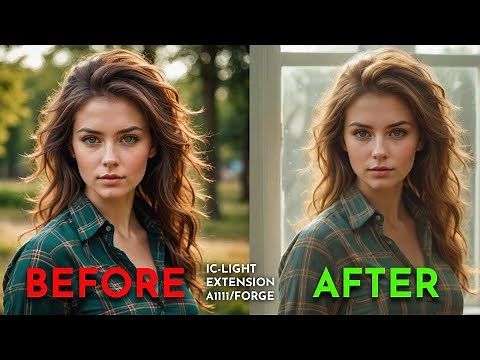 Control the lighting using IC-Light Extension - Forge & Automatic1111 - Beginner tutorial