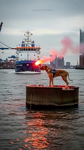 Police K-9 Dog Saves Entire Crew From Ship Explosion! #rescue #animals #pets | Team Stories