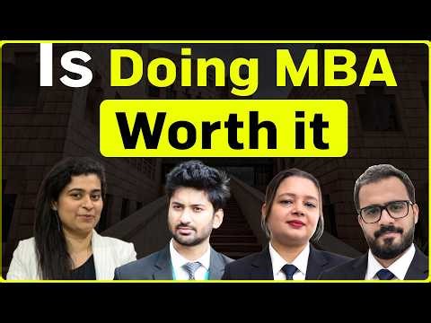 Should you do an MBA? Life after doing it | McKinsey, Hershey & Fossil | Ft. IBA Bangalore Alumni