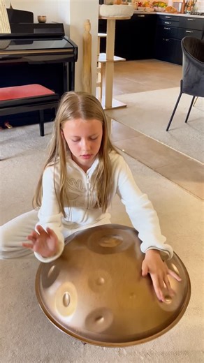 ✨SPRITES✨ on Instagram: "Most of her songs are free improvisations, played in the moment. Some of them she never plays again. Others return as small fragments but no song is ever the same. For us (her parents), it’s a delicate challenge: trying to capture her magical moments without distracting her by constantly recording. We were lucky to catch this little snippet, because she never played it again in this form. Played on an E Amara 20 by Ayasa Instruments. #handpan #handpanmusic #handpanplayer