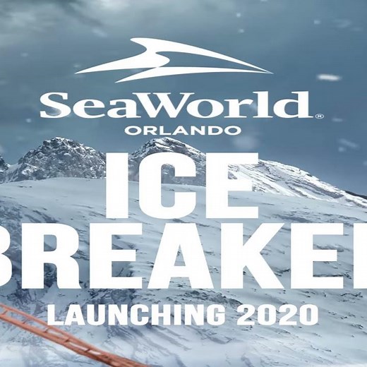 SeaWorld's Ice Breaker reverse launch roller coaster