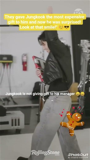 You gave Jungkook the most expensive gift Look at that smile!" #bts #jk #jungkook #trending #shorts