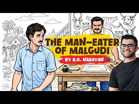 The Man Eater Of Malgudi by R.K. Narayan Summary Animation and Analysis | Indian Literature Guide