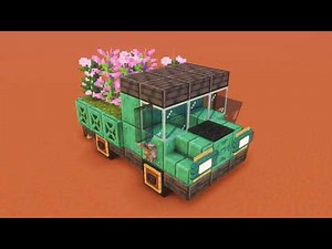 Flower Truck 🌸 Minecraft Tutorial