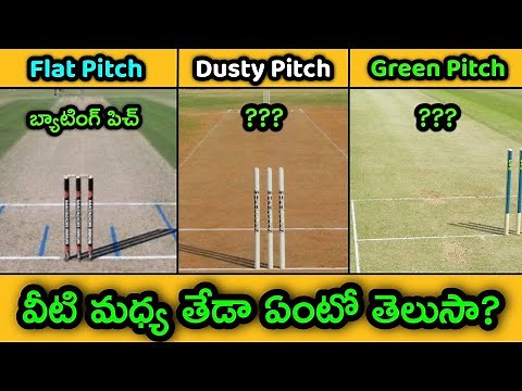 Flat Pitch vs Dusty Pitch vs Green Pitch | Understanding Cricket Pitches | GBB Cricket