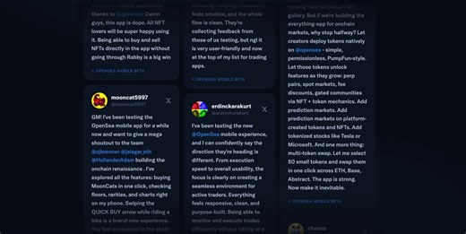 we’re being very deliberate with os mobile because we want to make absolutely certain that the first release would truly delight userswe’ve built something incredibly special for anyone who cares about non-custodial crypto and true digital ownershipbig thank you to all our early testers 🌊