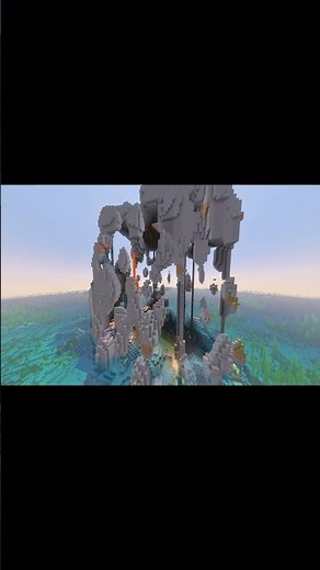Mysterious Hollow Mountain. #subscribe #viral #minecraftseed