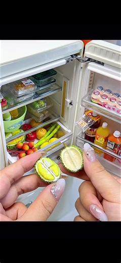 Storing Delicious Foods in a Mini Freezer: ASMR Experience