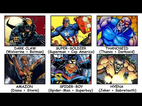 Every Amalgam Comics Character Explained (DC + Marvel)