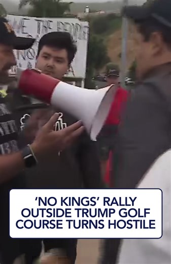 Man with Megaphone: A Bet is On!