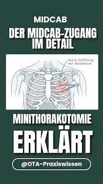 Minithoracotomy explained – The MIDCAB approach in detail #shorts