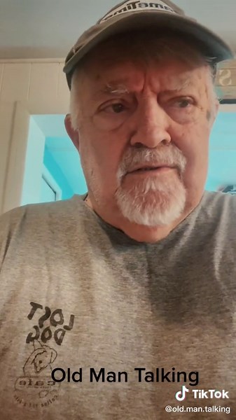 Elderly Man Checking Engine Light | Old Man Searching for Dipstick