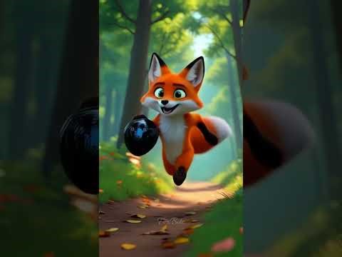 Fox vs Wolf: The Red Bike Chase | FoxBite Animation Shorts
