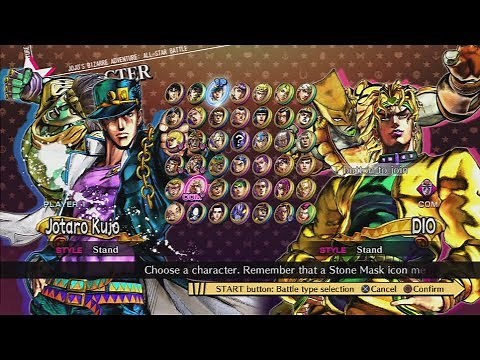 JoJo's Bizarre Adventure: All-Star Battle All Characters (Including DLC) [PS3]