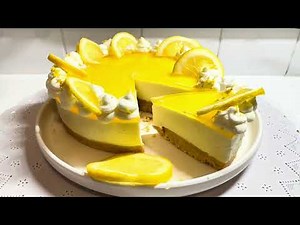 Learn how to make the creamiest No-Bake Lemon Cheesecake with this easy recipe! No oven required.