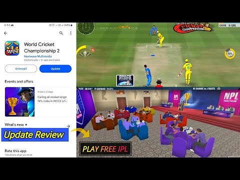 Wcc2 New Update Launch Full Review | Wcc2 NPL Unlock Free | Wcc2 New Update Gameplay | Update Today