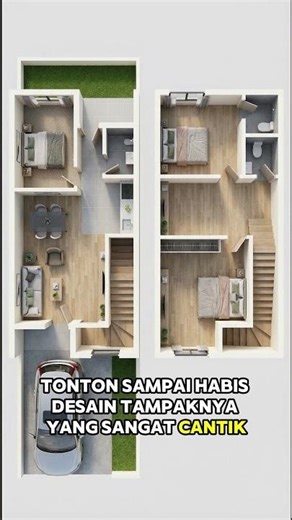 5x15 2-story house design #shorts