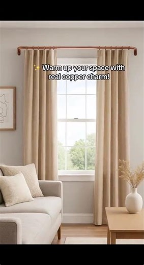 ✨ Warm up your space with real copper charm!