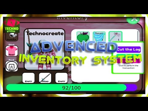 Advanced Inventory System - Roblox Studio