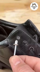 1.3K views | Fix shoe eyelets with rivets  #lifehacks #handycraftedhacks #shoerepair #diyfix #quickhack #handytips | Handcrafted Hacks | Facebook