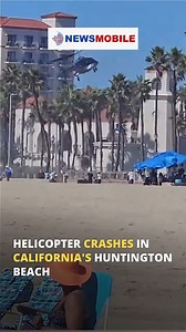 Helicopter crashes in California's Huntington Beach; Five Injured | NewsMobile