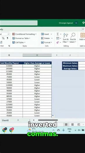 Quotation Marks in Excel Formulas Explained #excel #exceltutorial